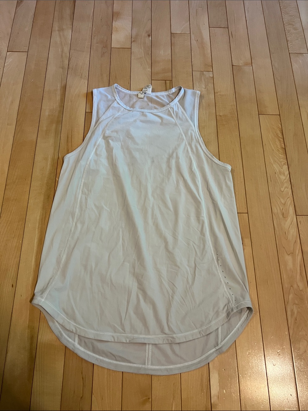 lululemon athletica White Racerback Workout Tank